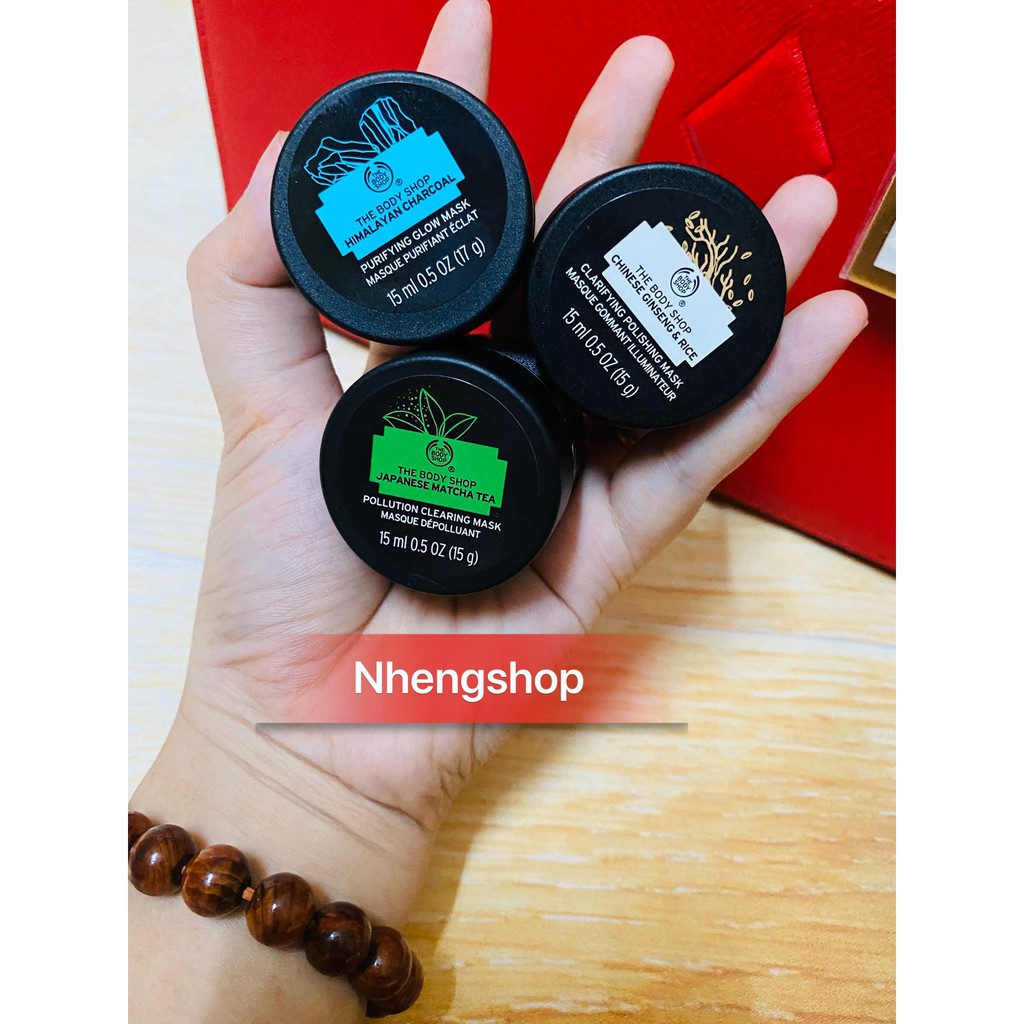 [Full 15ml / 75ml] Mặt nạ The body shop Chinese Ginseng &amp; Rice...