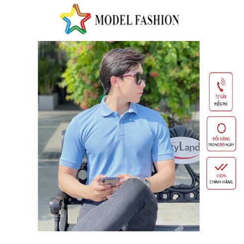 Áo thun polo nam nữ tay ngắn trơn hàn quốc Model Fashion