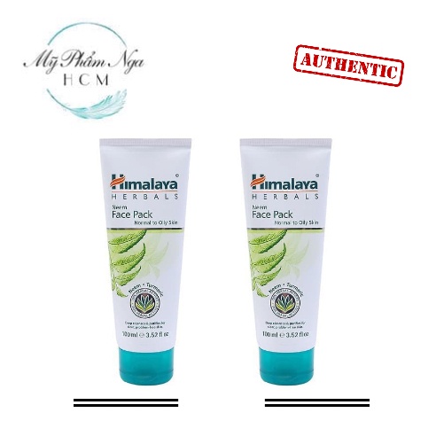 Mặt nạ đất sét Himalaya lá Neem loại bỏ mụn, bã nhờn và mờ thâm