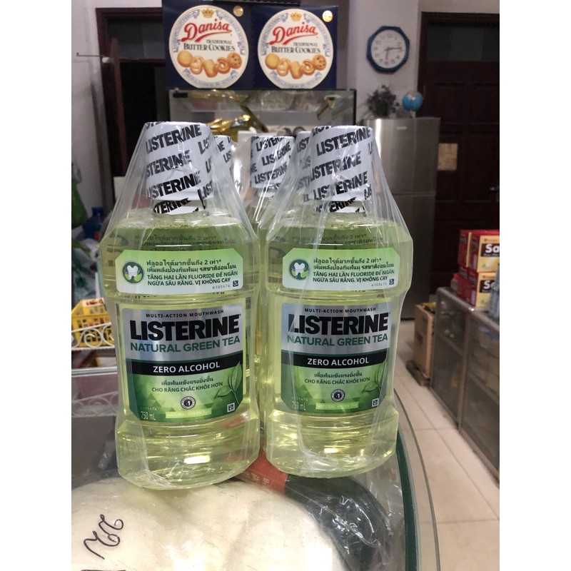 Nước súc miệng Listerinne  trà xanh 750ml date 10/2025