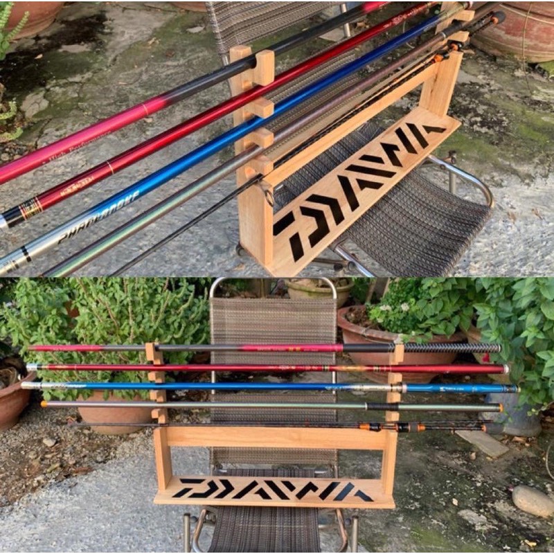 kệ cần cây 5 cần treo tường (Không Chữ)