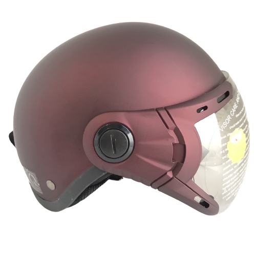Mũ bảo hiểm nửa đầu có kính - Dành cho người lớn vòng đầu 56-58cm - GRS A33K - Táo nhám - Nón bảo hiểm Nam - Bảo hiểm Nữ