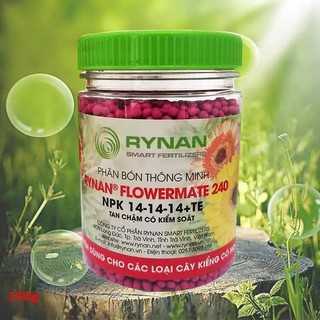 Phân Bón Thông Minh RYNAN FLOWERMATE 240 - Phân Bón Tan Chậm - Phân Bón NPK 14-14-14+TE (150g)
