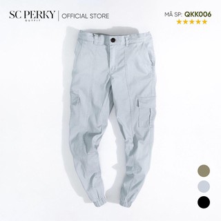[Mã FAMALLT5 giảm 15% đơn 150K] Quần Kaki JOGGER QKK006 - Thiết Kế Túi Hộp - SC Perky Outfit