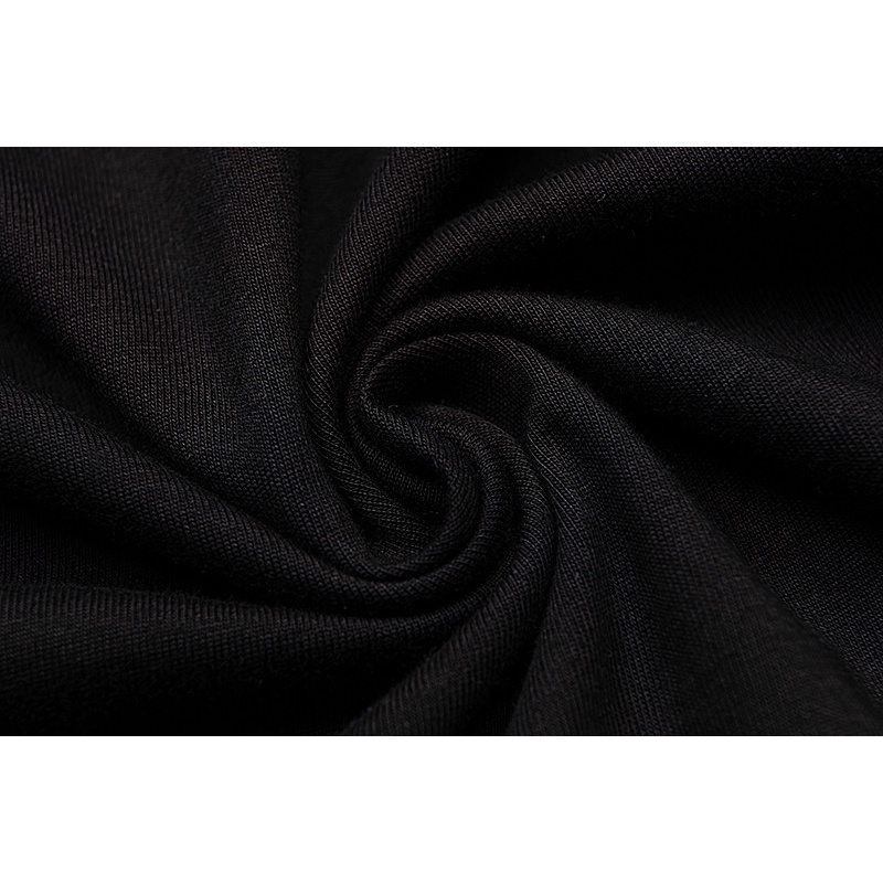 Áo Thun Cotton Ngắn Tay Dáng Rộng In Hình Sanskrit Màu Gradient Plus Size Unisex