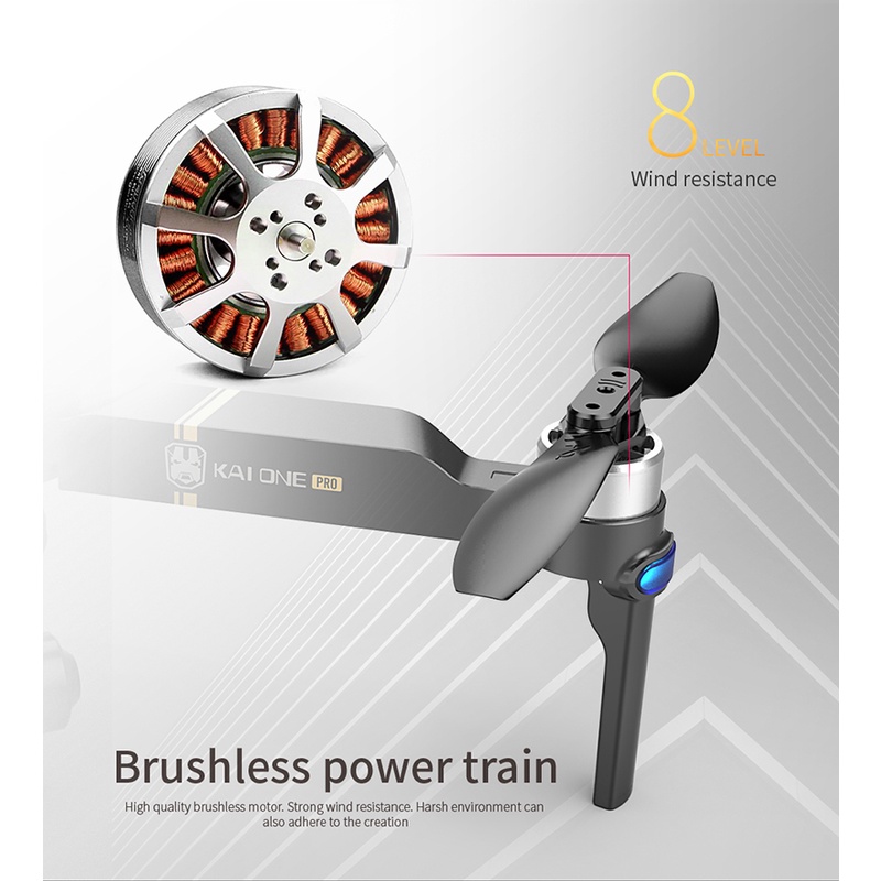 Tặng Balo 200K - Tặng túi chéo 99k  Flycam YLRC KAI ONE PRO MAX 8K Camera 3 Trục Gimbal +EIS GPS 5G Wifi