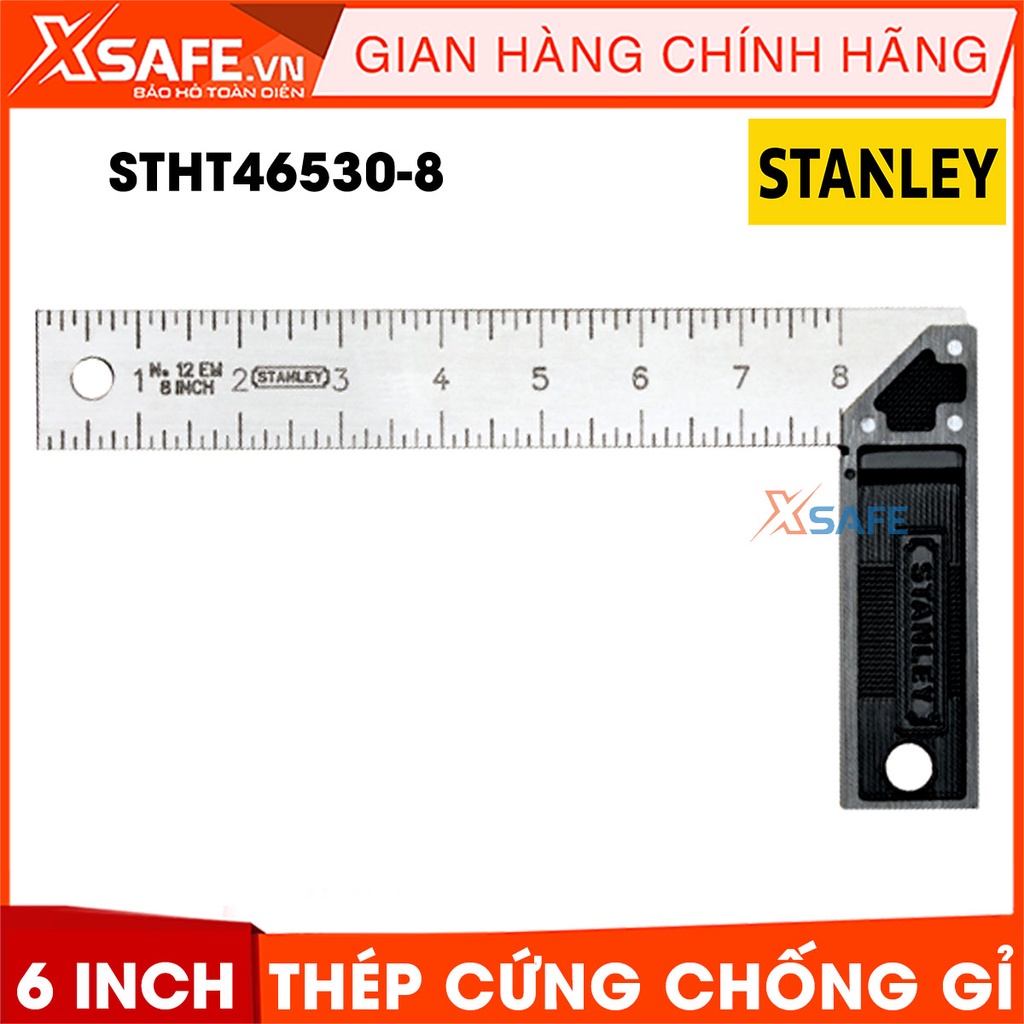 Thước Eke STANLEY gia công thép cứng không gỉ Thước kẻ Stanley thiết kế thông minh tiện ích, chất liệu cao cấp