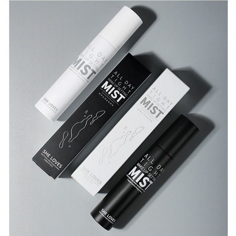 Xịt khóa lớp nền trang điểm Sheloves All Day Tight Makeup Mist 100ml