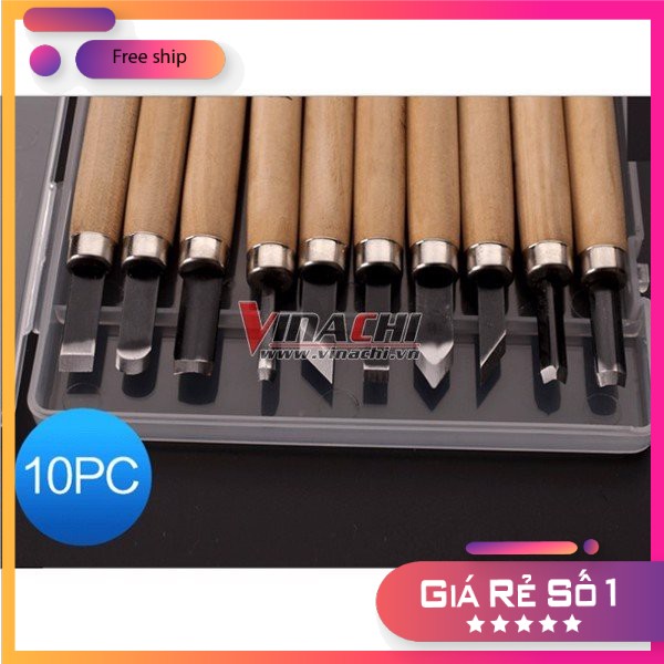 BỘ ĐỤC CHẠM KHẮC MINI 10 MÓN - BỘ 10 MÓN hàng cao cấp