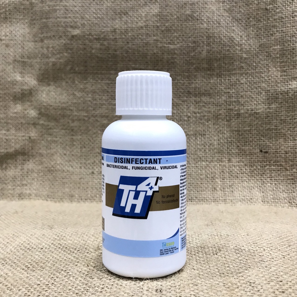 Thuôc Sát Trùng Th4 100 Ml - Diêt Tất Cả Các Mầm Bênh Trong Chuồng Nuôi