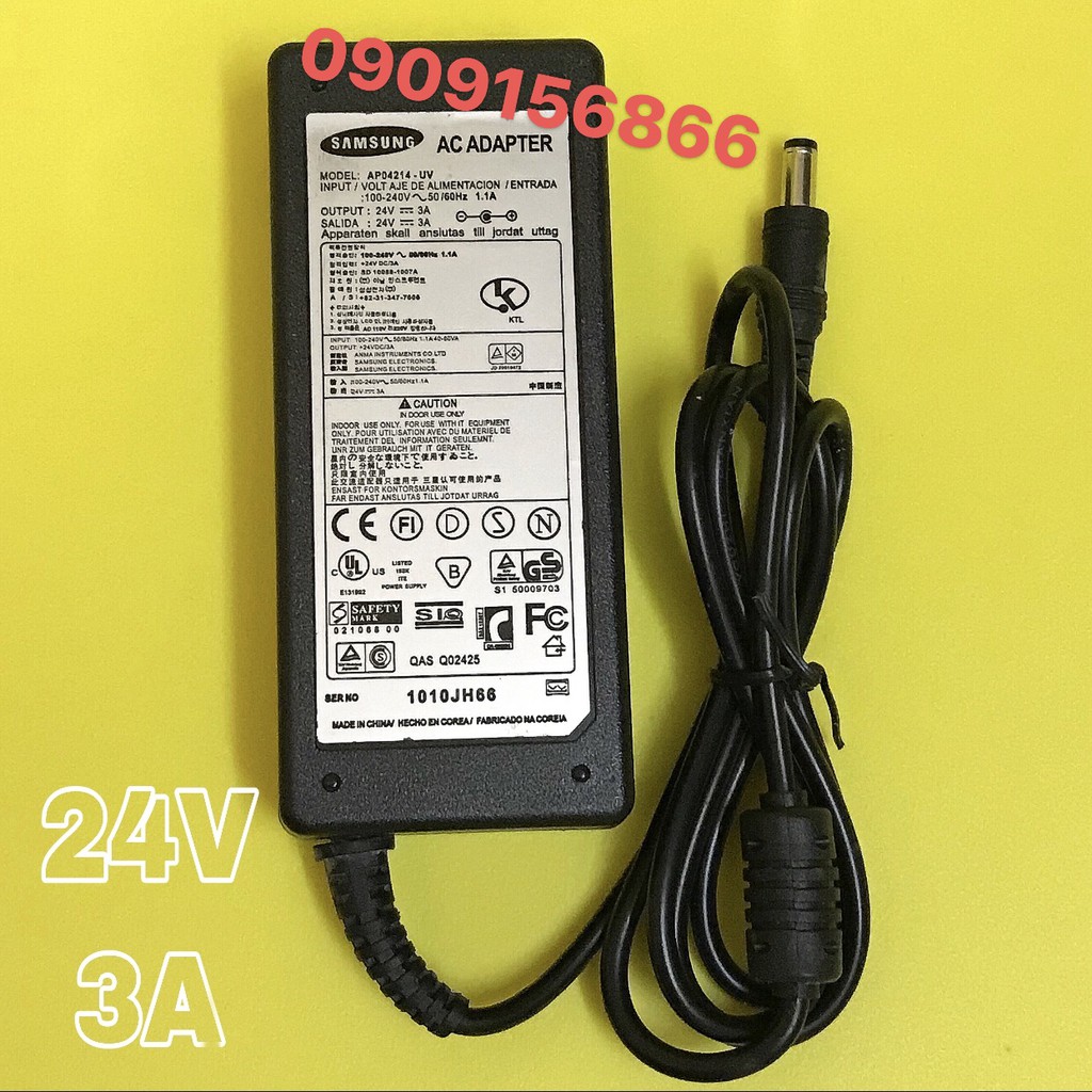 Nguồn 24V - 3A adapter