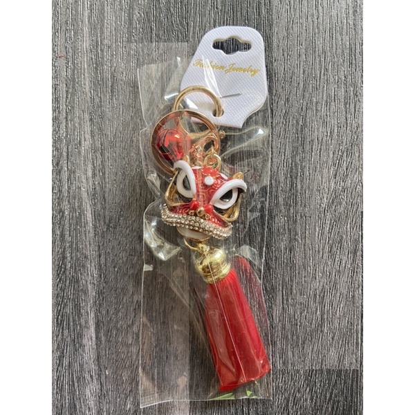 Móc Khoá Đầu Lân Có Dây Chuông