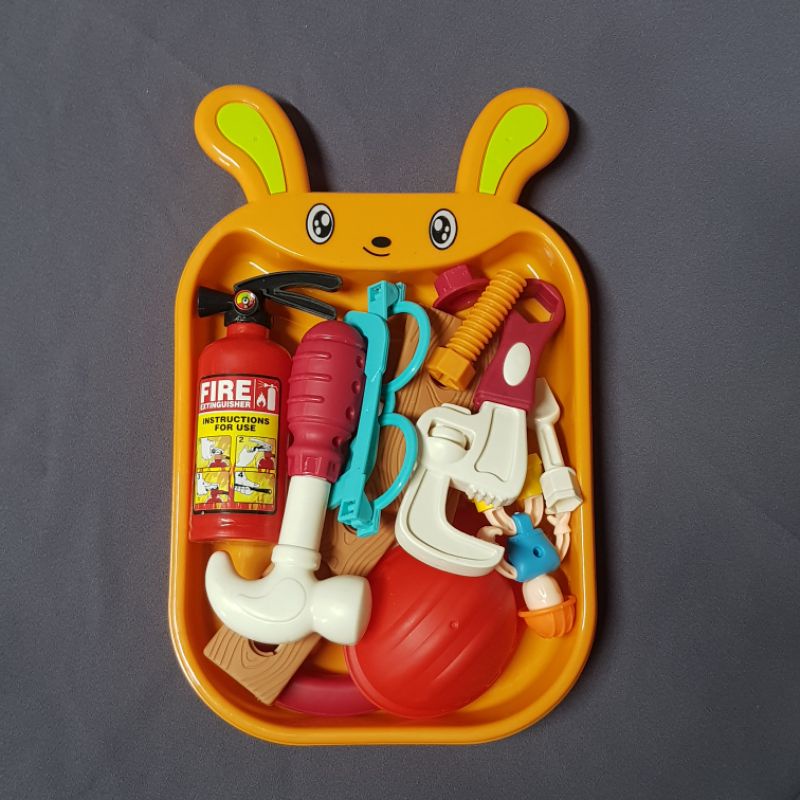 Khay đồ chơi dụng cụ sửa chữa, cứu hoả A380-218