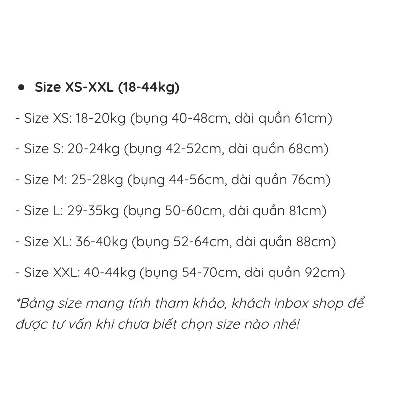 Quần legging thun cho bé gái (18-44kg)