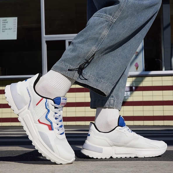 Giày thể thao Xtep mềm mại chống trượt thoáng khí phong cách cổ điển thời trang dành cho nam