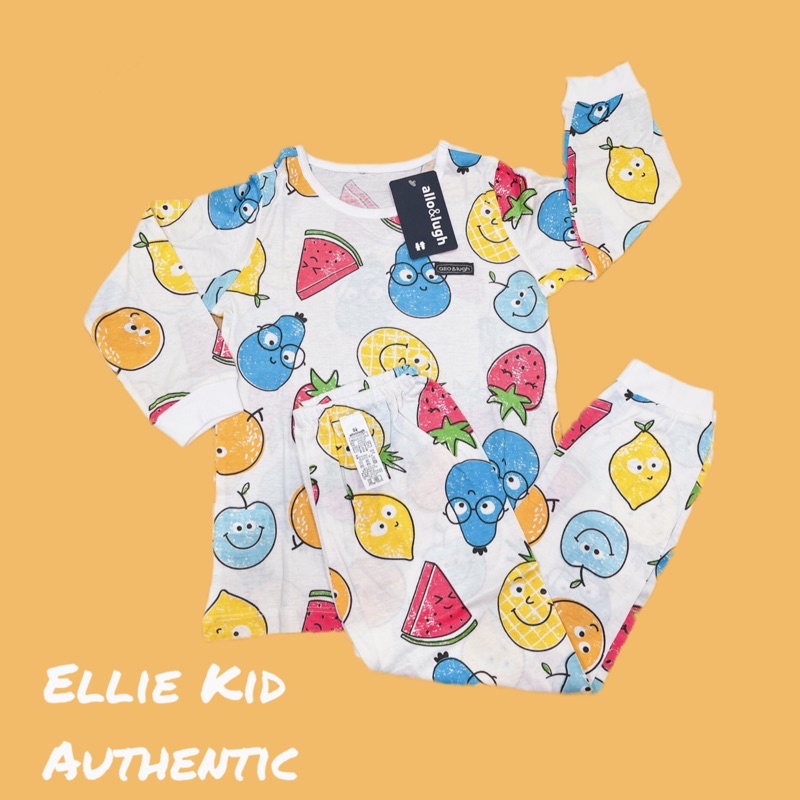 Bộ quần áo Allo & Lugh cho bé cotton organic 100% thương hiệu Hàn Quốc sz 100,110,120