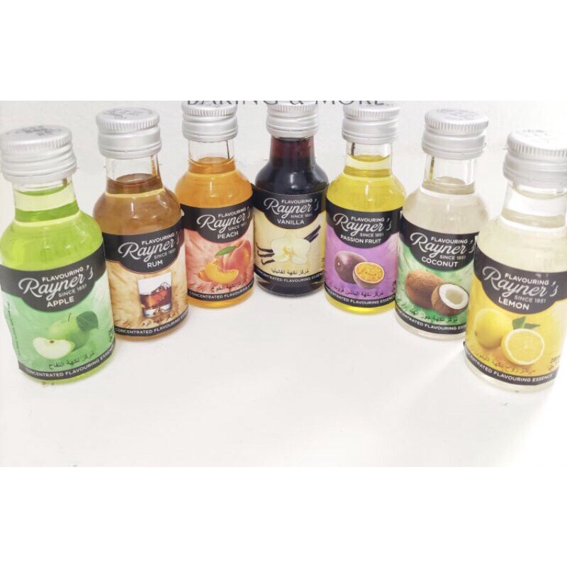 Tinh chất vani Rayner : hương vanila, dứa, chocola, chuối, dâu
