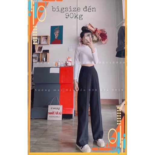 [Sale lỗ 50%] Quần ống xuông siêu hách dáng dài hót mã 110