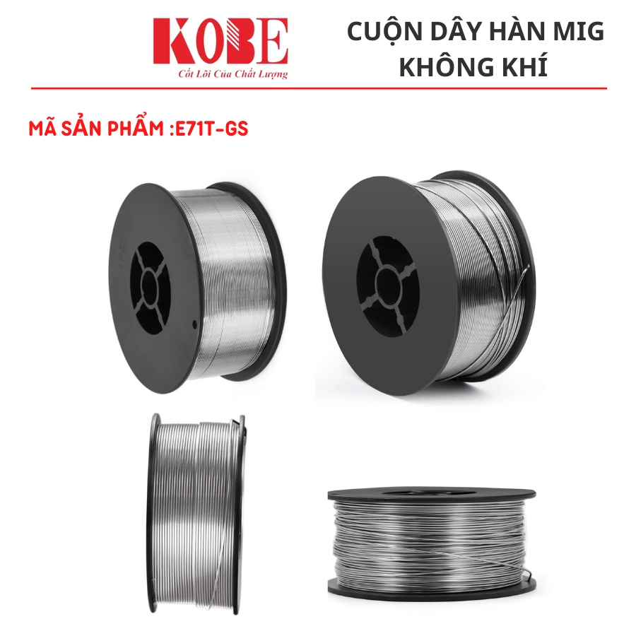 Cuộn dây hàn mig 1kg không cần dùng khí cao cấp