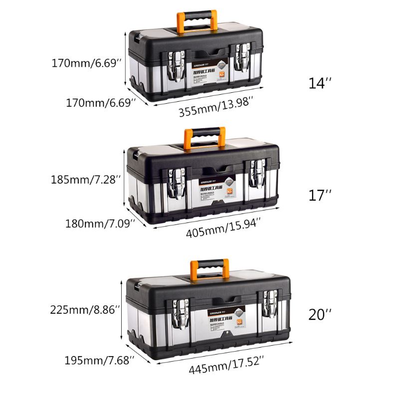 Hộp Nhựa Hai Tầng Đa Năng Bằng Thép Không Gỉ Sắp Xếp Gọn Gàng