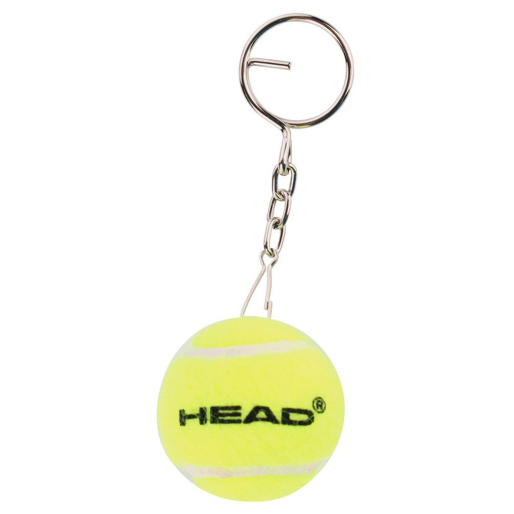 Móc chìa khóa bóng tennis bằng cao su phủ nỉ HEAD