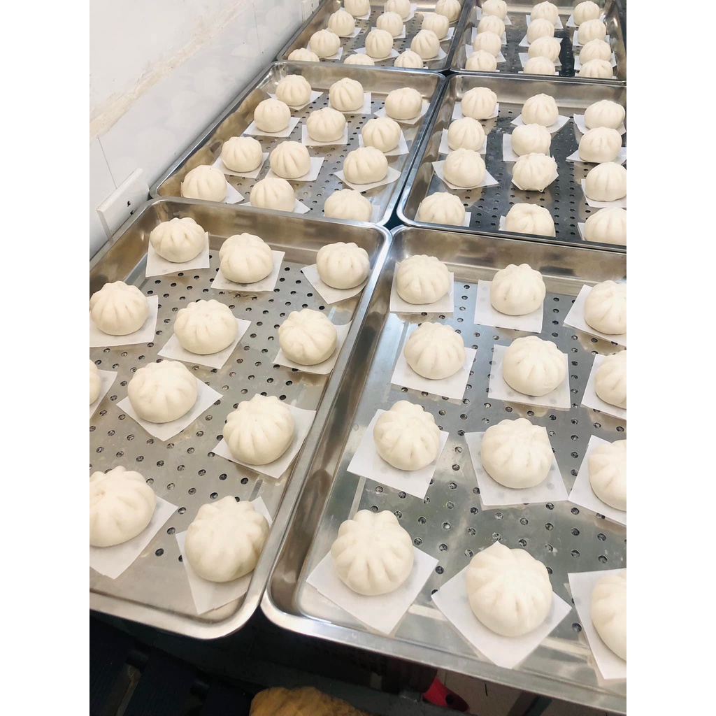 Bánh bao xá xíu phomai men tự nhiên
