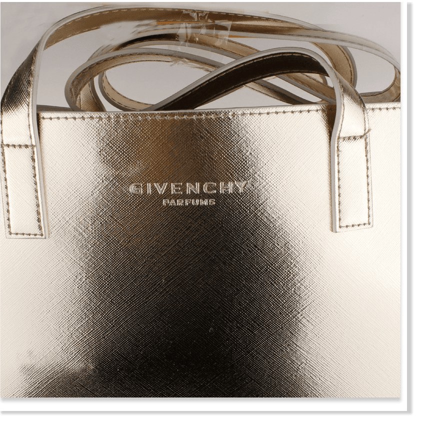 [Mã GG] Túi xách đeo vai Gàvenchy ánh vàng gift tặng 2017 cao 42cm ngang 41.5cm rộng đáy 6cm