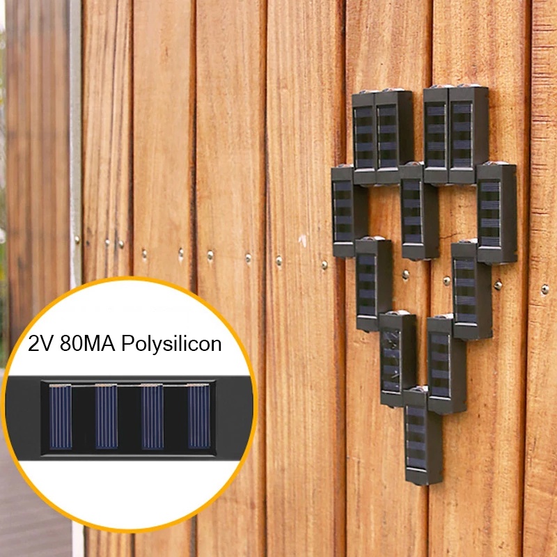 Đèn LED 2 Bóng Sử Dụng Năng Lượng Mặt Trời Chống Thấm Nước Không Giới Hạn Trang Trí Cầu Thang/Cầu Thang/Ban Công/Sân Vườn