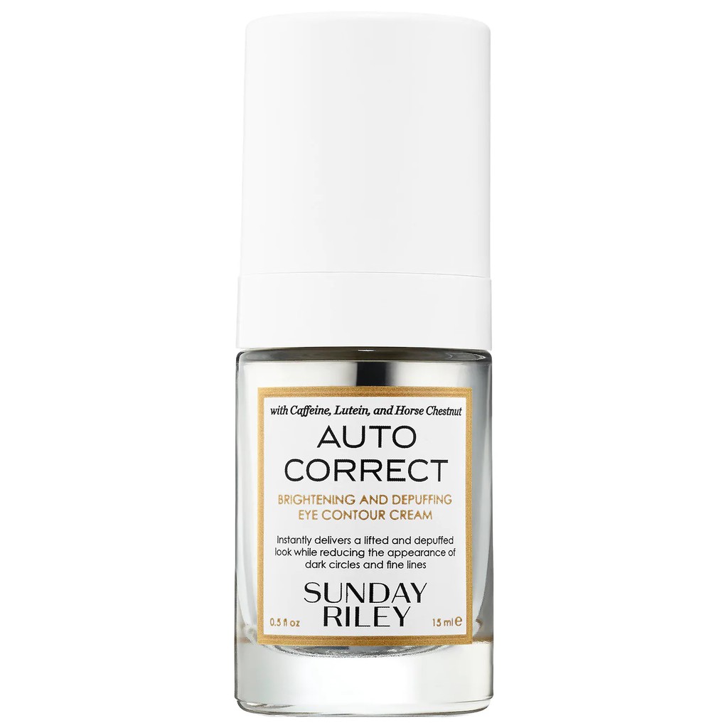 SUNDAY RILEY ☀️ Kem dưỡng mắt Auto Correct Brightening + Depuffing Eye Cream for Dark Circles