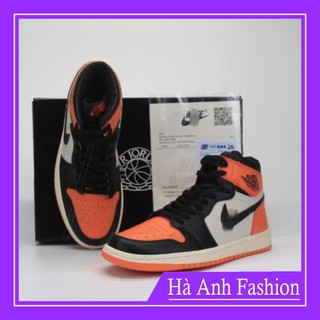 🔥free ship-hàng quảng châu 🔥giày thể thao sneaker🔥jordan shattered backboard jd cam đen cao cổ full box