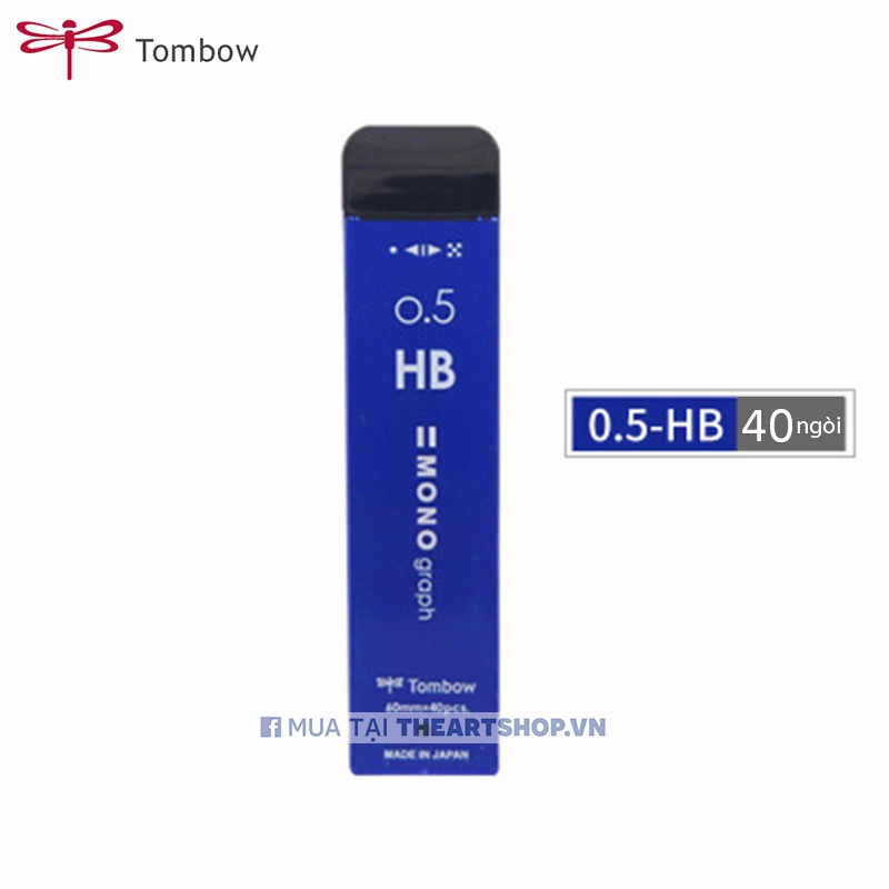 Ngòi chì bấm cơ khí màu đen TOMBOW Mono Graph MG THEARTSHOP