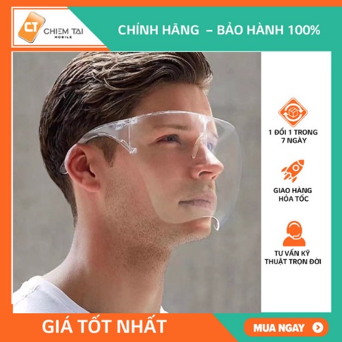 Mặt nạ kính bảo hộ trong suốt chống giọt bắn Face Shield