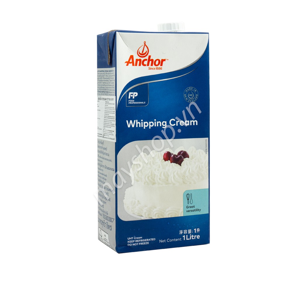 Kem sữa Whipping Cream Anchor Độ béo 36% - Chỉ ship Hỏa tốc tại HN