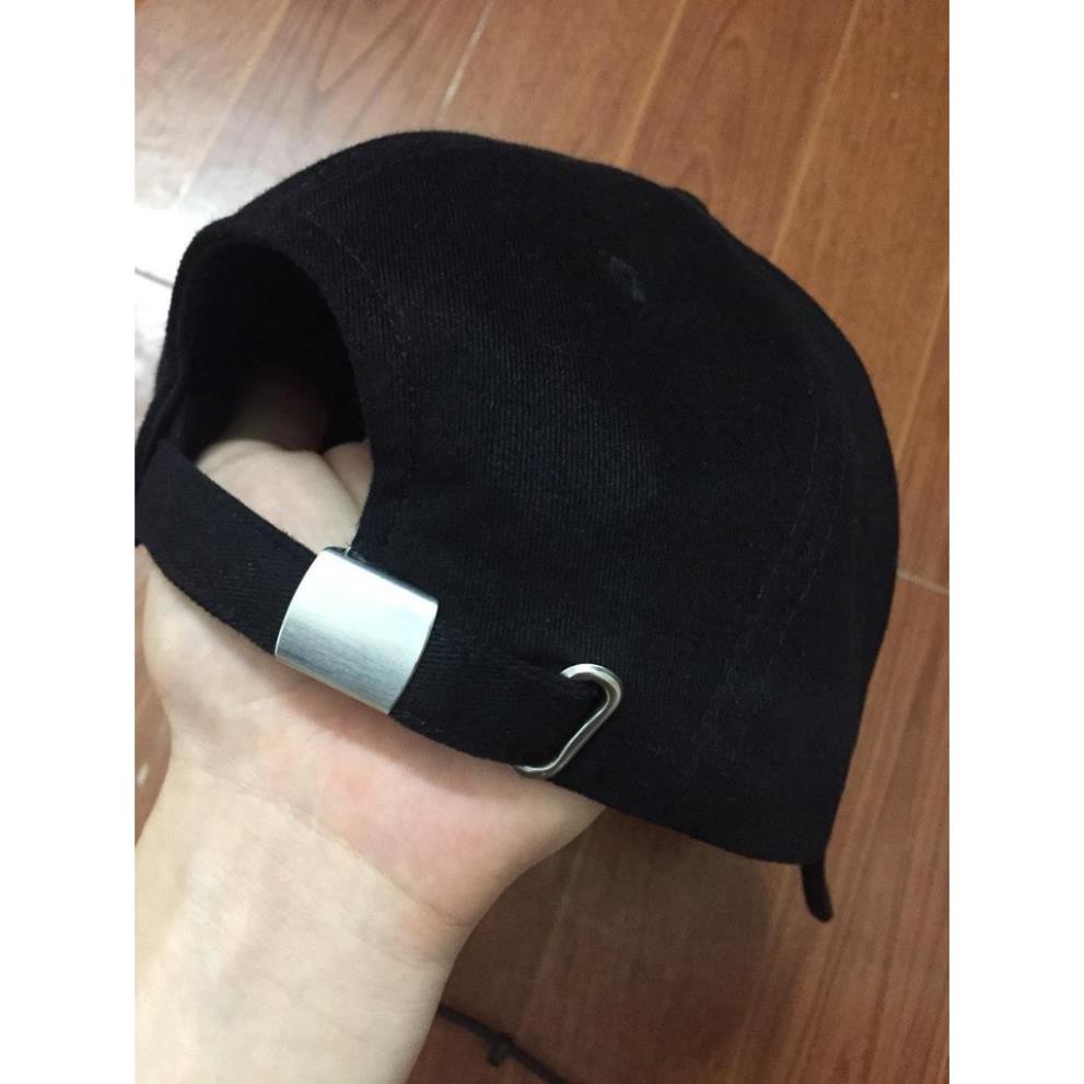 Nón kết lưỡi trai Mũ Adidas đen logo thêu trắng dành cho nam nữ Free size - Full hộp 👒