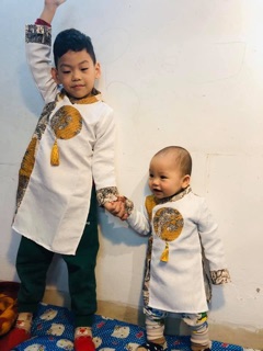 Áo dài bé trai