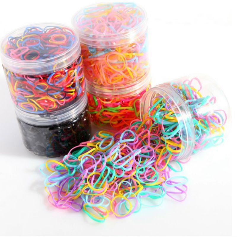 MVP257 Hộp  Chun Tóc Nhiều Màu Giao màu ngẫu nhiên