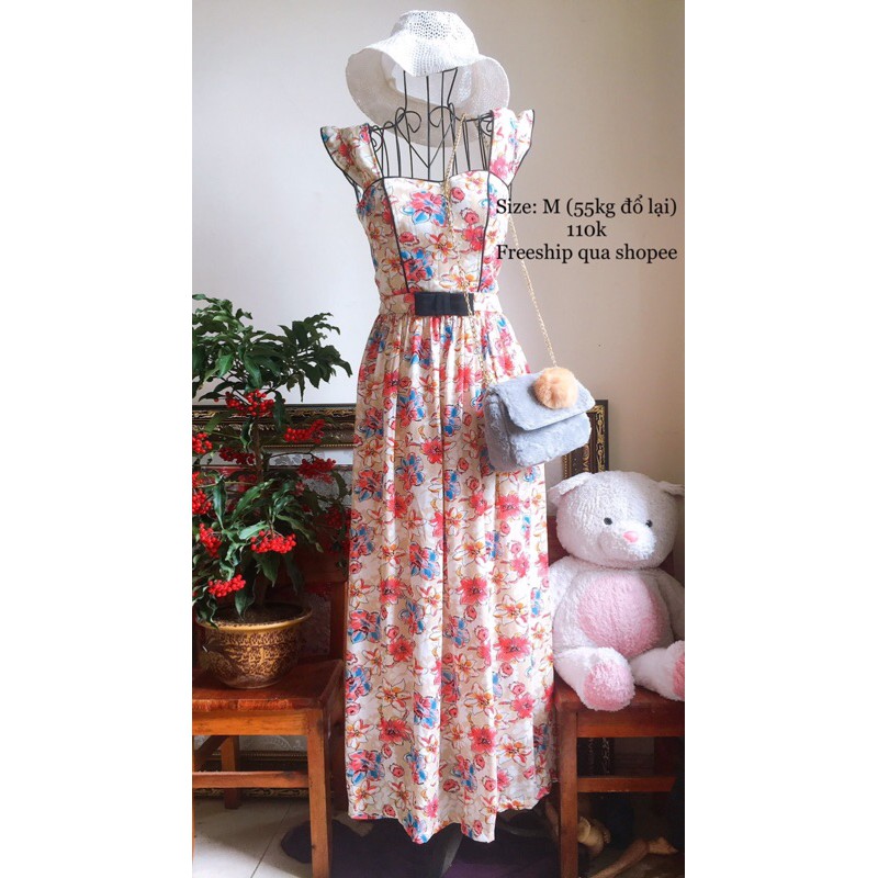 Đầm Maxi Hoa xinh xắn cho Nàng Thơ | BigBuy360 - bigbuy360.vn