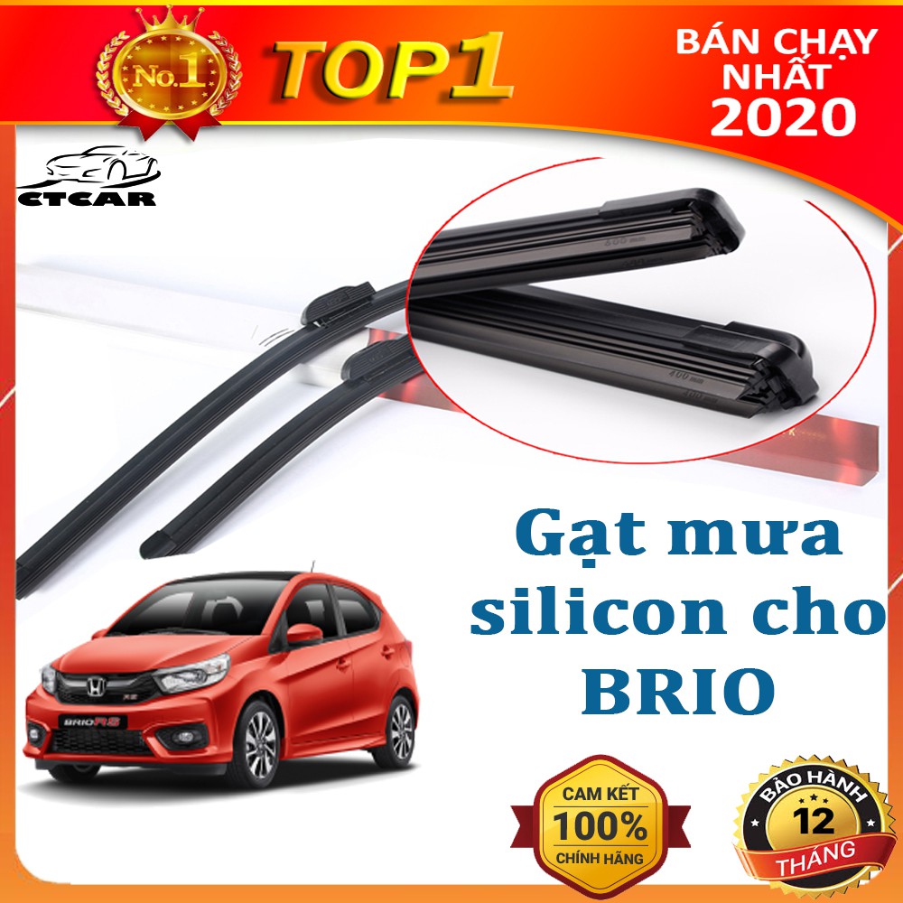 Gạt mưa silicon cho xe Honda loại gạt mưa cao cấp siêu bền,gạt mưa ô tô  siêu sạch bảo hành 12 tháng CTCar