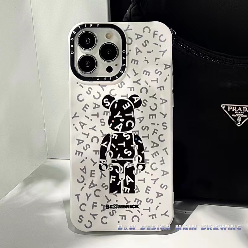 Ôp Điện Thoại Silicon Dẻo Hình Gấu Đơn Giản Chống Sốc Cho iphone 15promax 15pro 15 14 13 12 11 pro max xr ix xs max plus Ốp