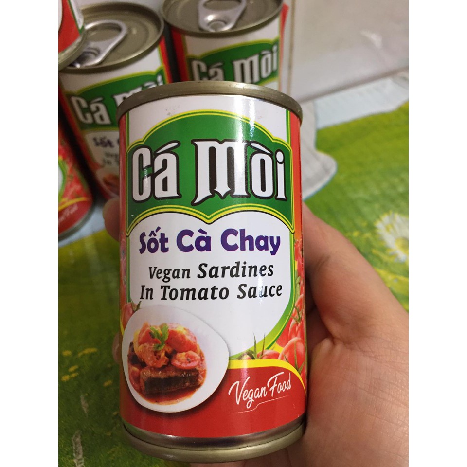 Cá Mòi Chay Sốt Cà Đóng Hộp - Hộp x 150g