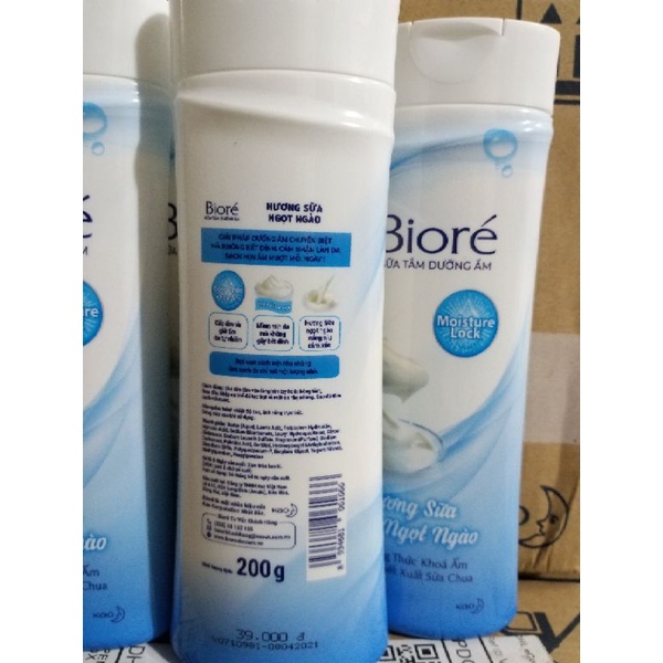 Sữa tắm dưỡng da biore hương sữa ngọt ngào 200g