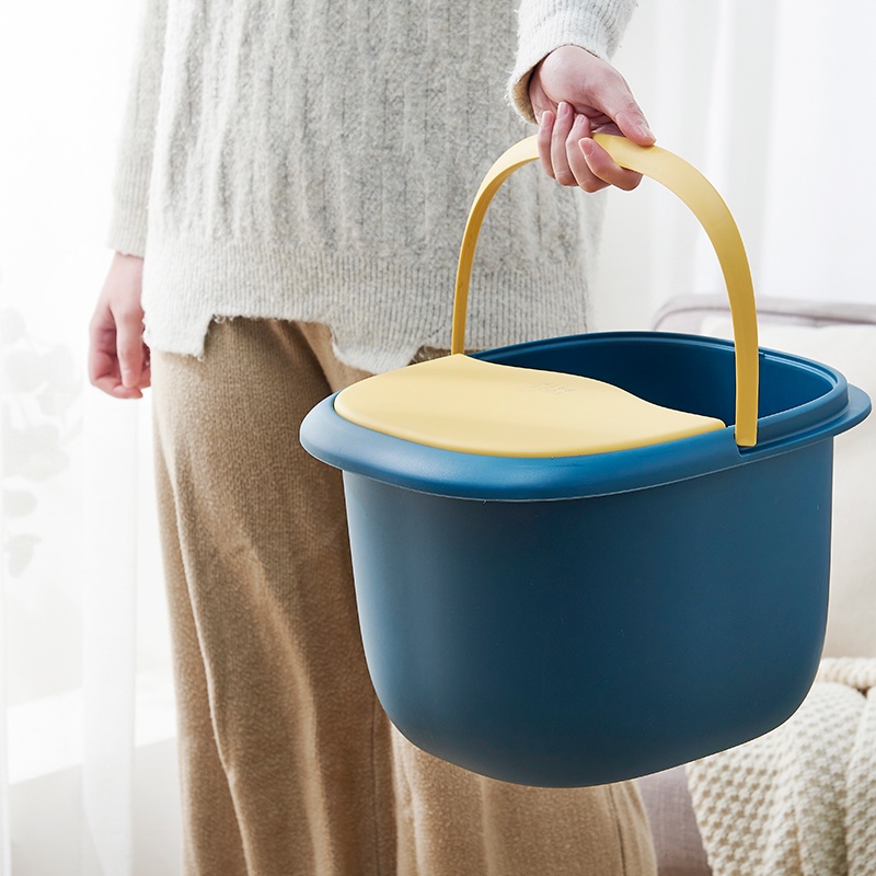 Chậu ngâm chân bằng nhựa dày dặn cách nhiệt chăm sóc sức khỏe