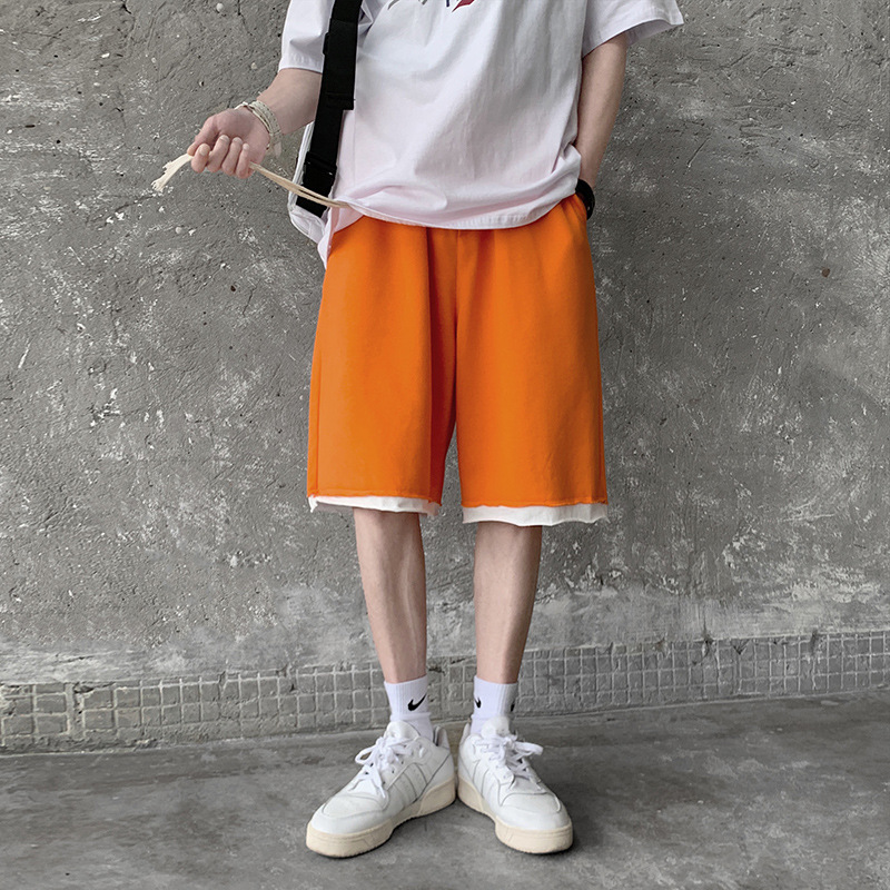 Quần Short Thể Thao Màu Trơn Phong Cách Hồng Kông Size M-2Xl Thoải Mái Cho Nam | BigBuy360 - bigbuy360.vn