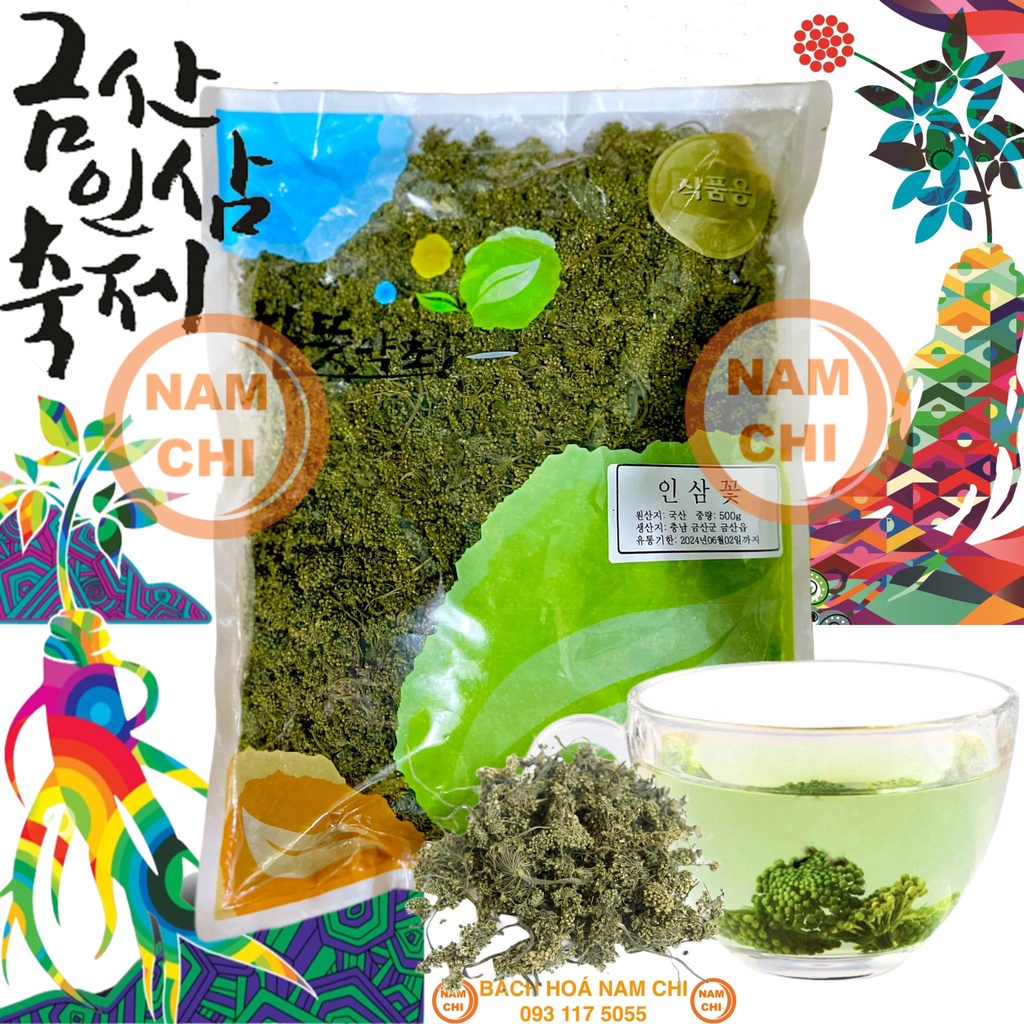 [GÓI 500G] Trà Hoa Sâm Khô Thượng Hạng Tốt Cho Sức Khỏe - Hàn Quốc
