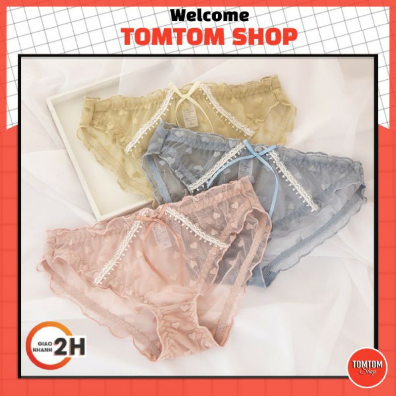 Quần chíp nữ ren gợi cảm sexy kháng khuẩn thông hơi phong cách YUMI JAPAN QL21