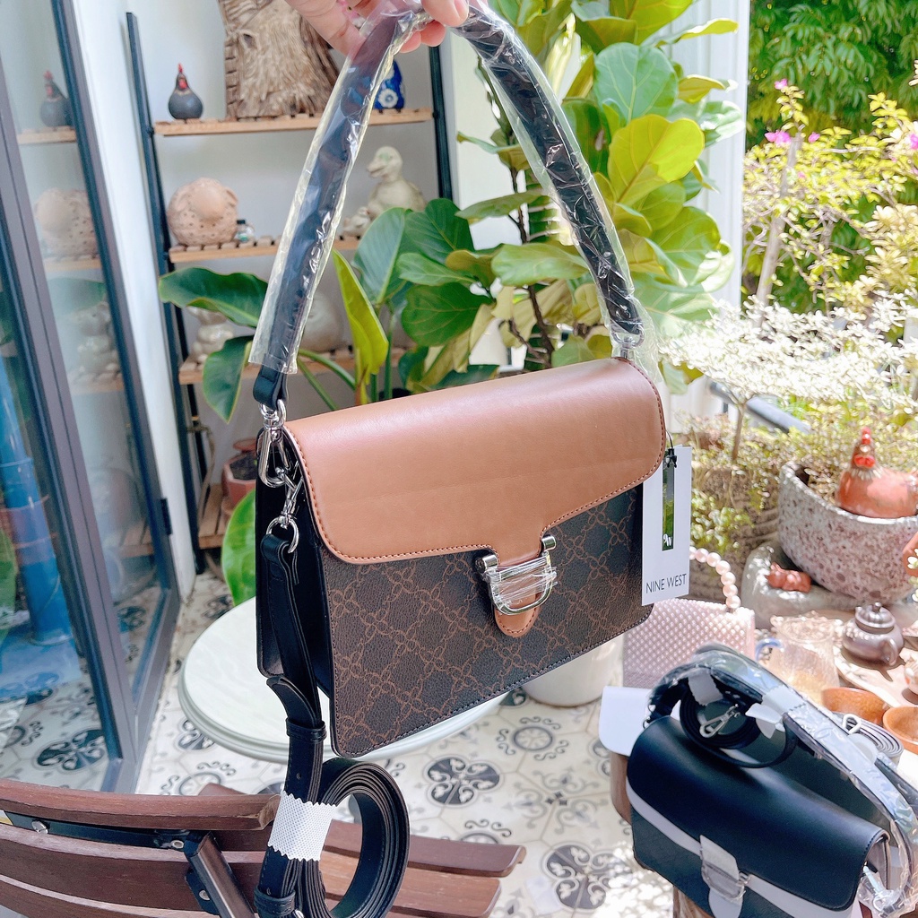 Túi nữ Nine West Leisha - màu nâu - Brown Multi NYC534118