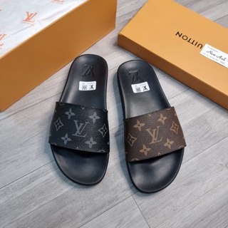 Dép LV quai ngang nam cao cấp fullbox