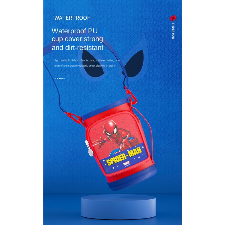 Bình Nước Giữ Nhiệt Bằng Thép Không Gỉ Họa Tiết Hoạt Hình Disney Cho Học Sinh