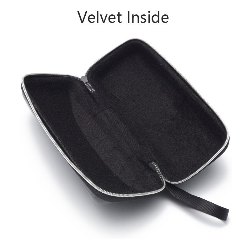 Hộp Đựng Mắt Kính Bằng Da Peva Có Khóa Kéo Thời Trang