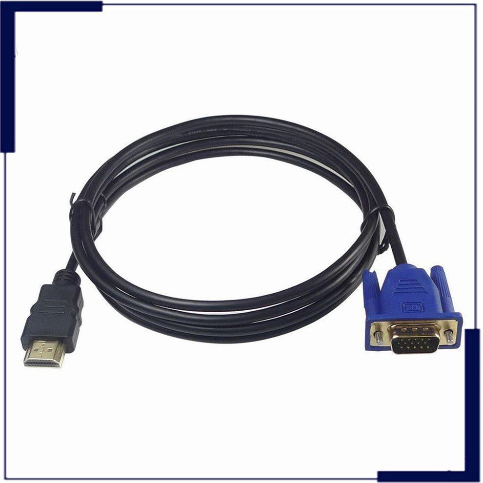 Dây cáp Hdmi To Vga Hd 1m có vòng đôi từ tính chống sốc